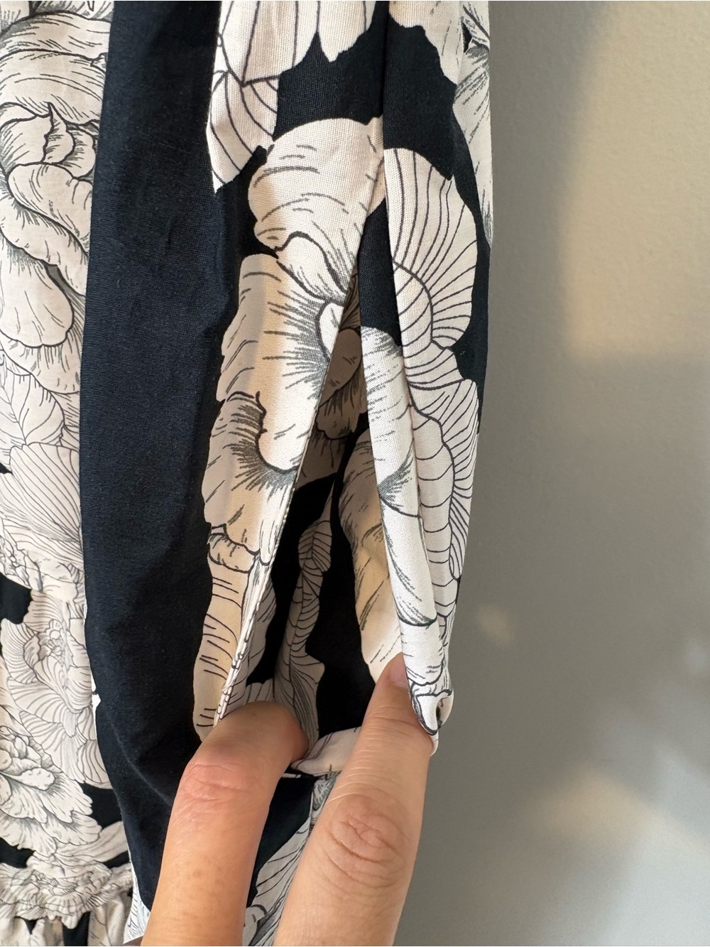 NWT Anthropologie The Somerset Maxi Dress White Rose Floral Peony L Large - Picture 10 of 13